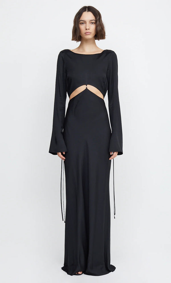 DIAMOND DAYS LONG SLEEVE MAXI DRESS