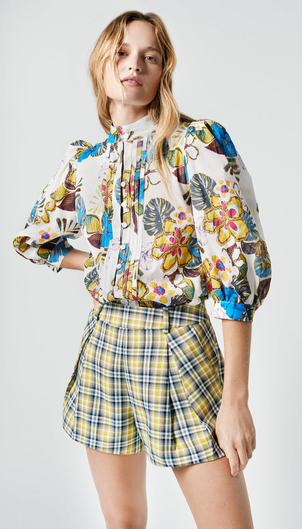 Pleated Shorts